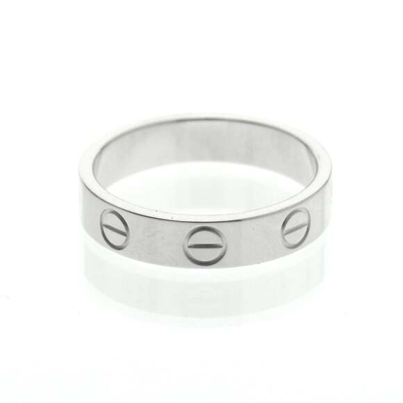 CARTIER 18k Silver Love Ring - Picture 3 of 10